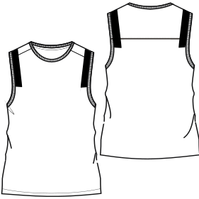 Moldes de confeccion para HOMBRES Musculosas Musculosa futbol 9166